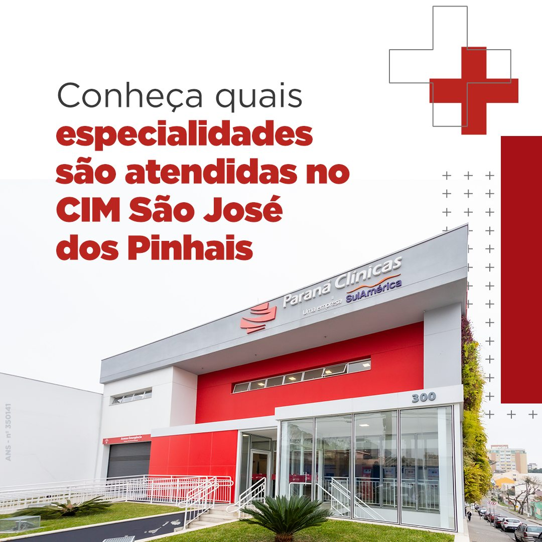 O CIM São José dos Pinhais está preparado para atender você nas mais diversas especialidades.