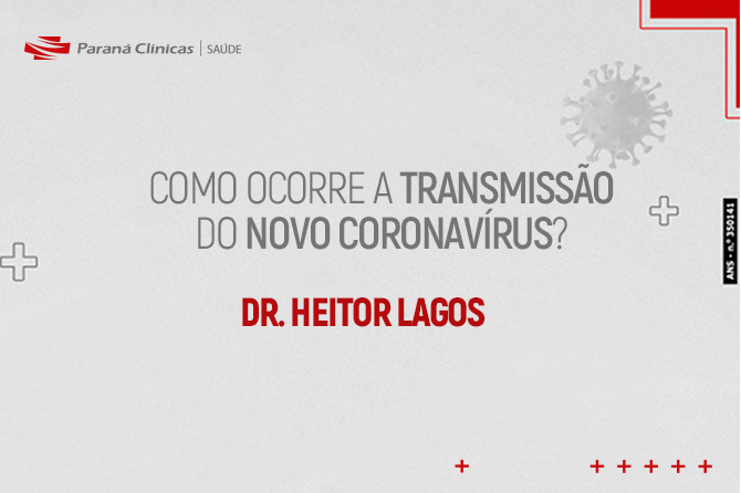 Como ocorre a transmissão do novo coronavírus? – Dr. Heitor Lagos