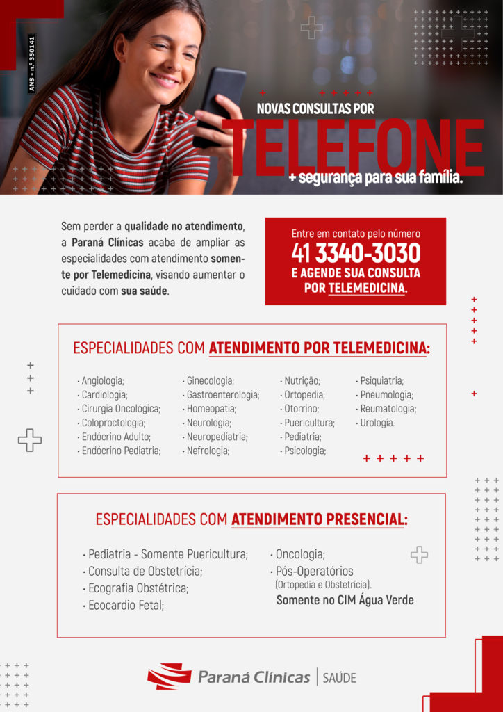 Novas consultas por telefones