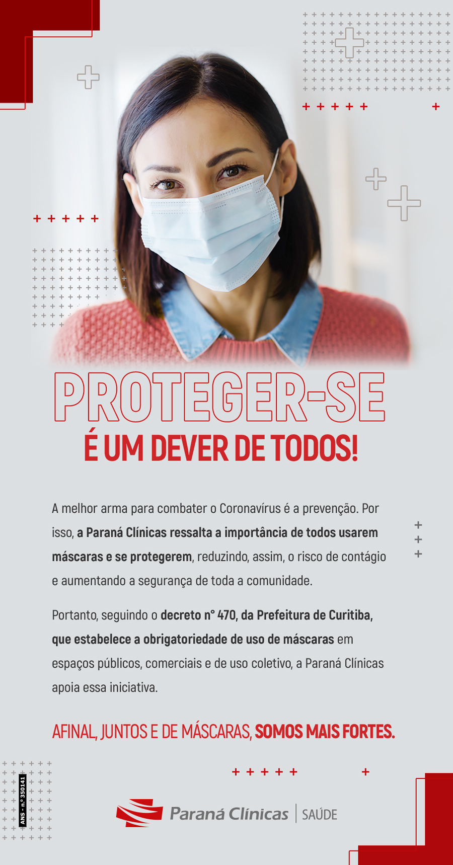 Uso de máscara: proteger-se é um dever de todos!