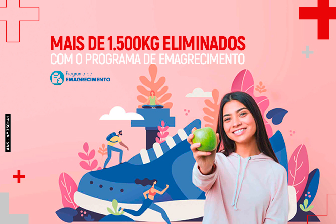 Mais de 1.500kg eliminados com o programa de emagrecimento