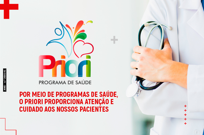 Por meio de programas de saúde, o Priori proporciona atenção e cuidado aos nossos pacientes