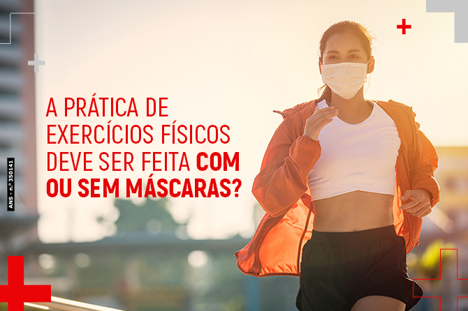 A prática de exercícios físicos deve ser feita com ou sem máscara?