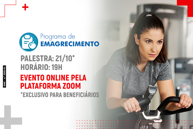 Programa de Emagrecimento: Evento Online no dia 21/10