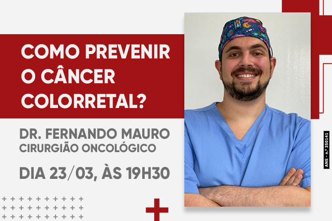 LIVE: COMO PREVENIR O CÂNCER DO COLORRETAL