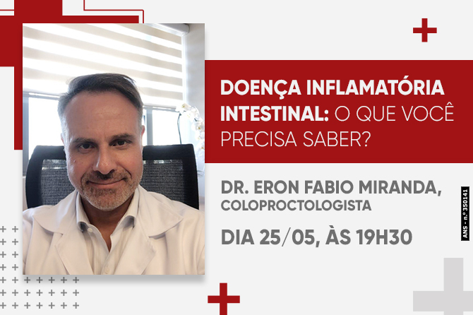 LIVE: DOENÇA INFLAMATÓRIA INTESTINAL (Doença de Crohn e Retocolite Ulcerativa)